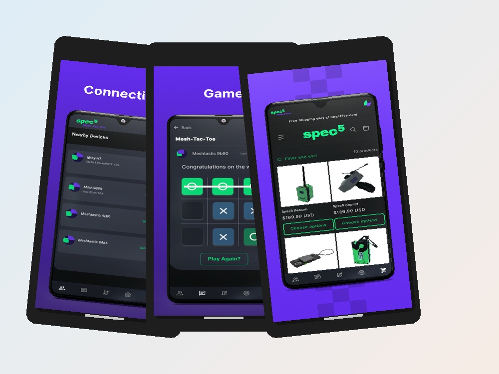 SpecFive Games - App Screenshots